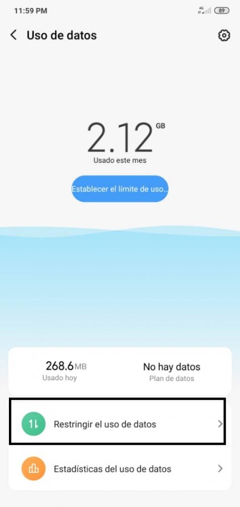 Cómo ahorrar datos móviles en Xiaomi